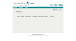 Desktop Screenshot of cardmerchantdirect.com