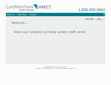 Tablet Screenshot of cardmerchantdirect.com